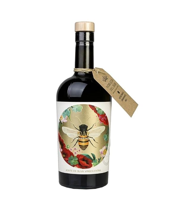 Nobleza del Sur Organic Day Extra Virgin Olive Oil from Andalusia, Spain, 16.9 fl oz (500ml)