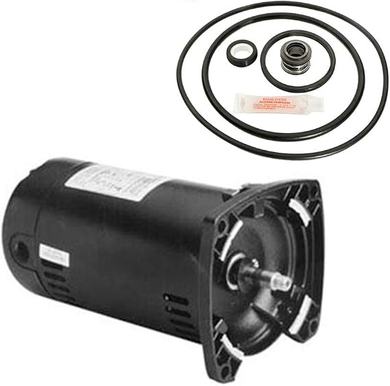 Pentair Pinnacle .75HP 342853 Replacement Motor Kit AO Smith USQ1072 w / GO-KIT-24