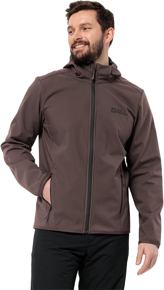Jack Wolfskin Mens Bornberg Breathable Windproof Water Resistant Hoody