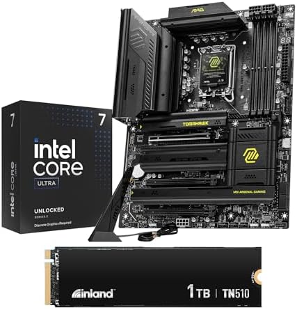 Micro Center 3 in 1 Combo: Core Ultra 7 265KF CPU+MSI MAG Z890 Tomahawk WiFi mobo+Inland TN510 1TB M.2 SSD