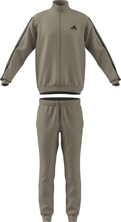 adidas Men's 3 Stripes French Terry Tracksuits Wonder Cargo L