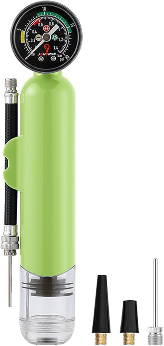Handheld Air Pumps Balloon Volleyball Basketball Inflator Portable Inflating Pumps Tool With Pressure Gauge Handheld Balls With Pressure Gauge