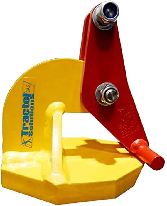 Tractel Topal TLH - Horizontal Lifting Plate Clamp | Capacity: 2 Ton / 4,400 lbs - Jaw Opening: 0-120mm | Industrial Grade Clamp | TLH2 0-120 Model