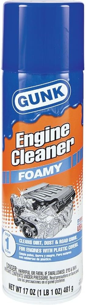 GUNK FEB1CA 'Engine Brite' Engine Cleaner Foam - 17 oz.