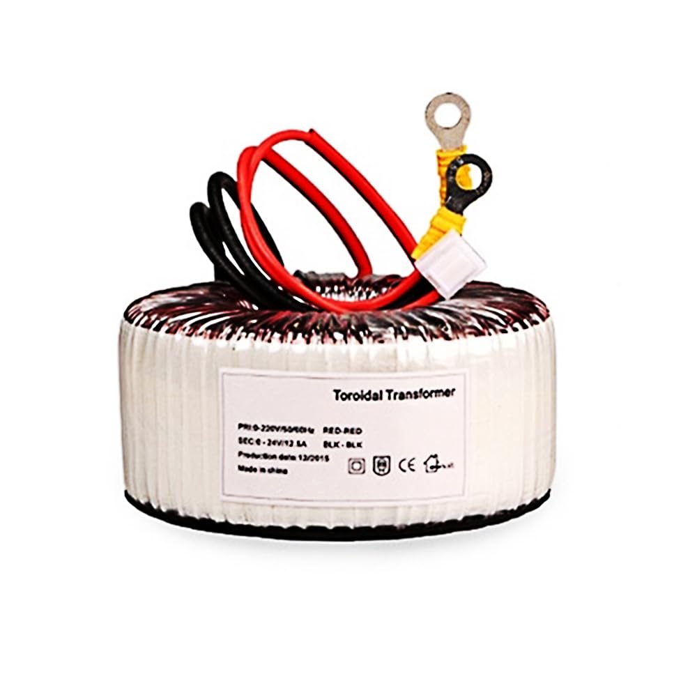 ATO 300VA Toroidal Transformer,Single Phase Stable Toroidal Transformer, 240V AC to 110V, Power Toroidal Transformers, for Electrical Control, Medical Equipment
