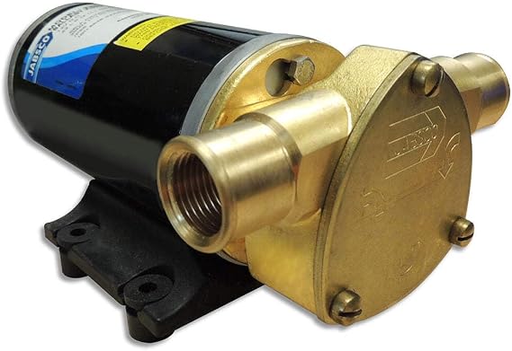 Jabsco Ballast King Bronze DC Pump w/Reversing Switch - 15 GPM