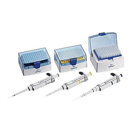 Eppendorf 4920000903 Reference 2 3-Pack, Volumes 0.510, 10100 and 1001,000 l