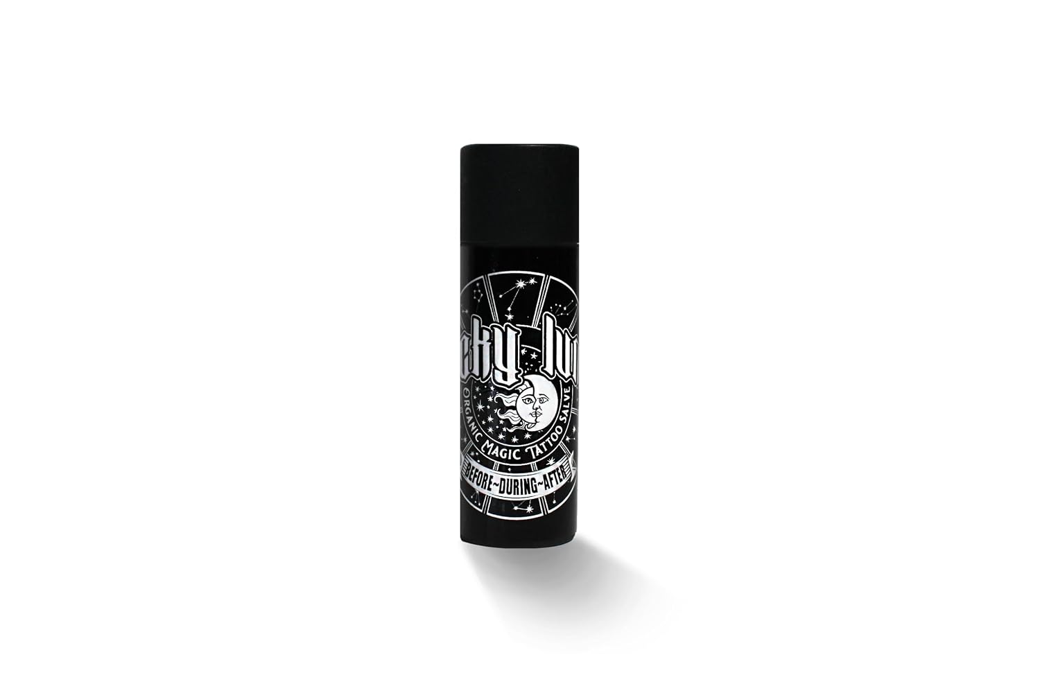 LuckyLuna Organic Tattoo Aftercare Tube, Tattoo Moisturizer for Color Longevity, All-Natural Organic, No-Petroleum Tattoo Lotion, Fragrance-Free After Care, Tattoo Brightener