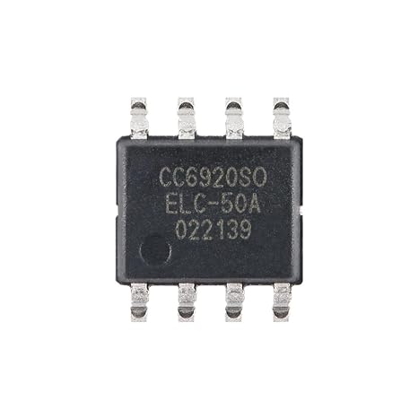 2Pcs CC6900SO CC6902SO CC6904SO CC6920SO CC6920BS 5A 10A 20A 25A 30A 40A 50A SOP-8 SOP8 Single Chip Hall Effect Current Sensor(CC6920SO-50A)
