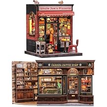 CUTEBEE Book Nook Kit - DIY Miniature House Dollhouse Kit for Adults and Teens, Booknook Tiny House Bookshelf Decor 3D Wooden Puzzle, Gifts for Family, Friends