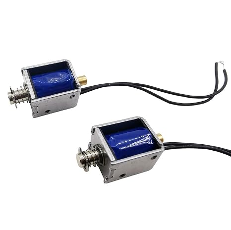 40PCS DC 5V 7 Mini Push Pull Linear Solenoid Electromagnet 5mm Stroke Open Frame Actuator Electric DC Magnet Solenoid