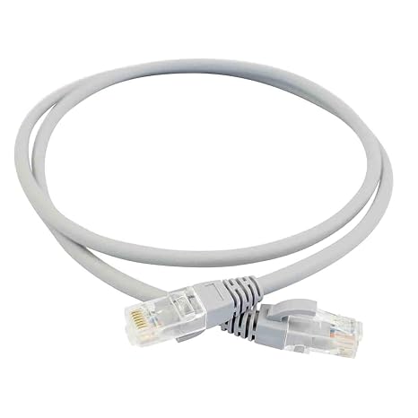 Cat 6 Ethernet Cable - 10ft, Cat 6 Cable, Cat6 Cord, Ethernet Cord, Light Gray