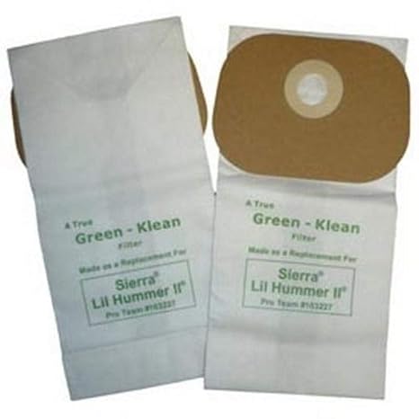 GK-Sierra Replacement Vacuum Bags (Pack of 100)