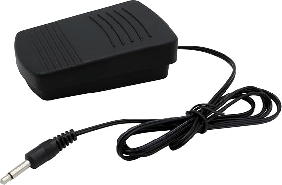 1.5M Mini Sewing Machine Foot Pedal,Household Momentary Sewing Machine Foot Switch On Off Operated Pedal Controller for 6V Small Sewing Machines 202 Making