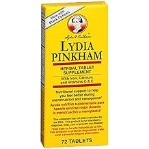 Lydia Pinkham Herbal Tablet Supplement 72 Tablets (Pack of 4)