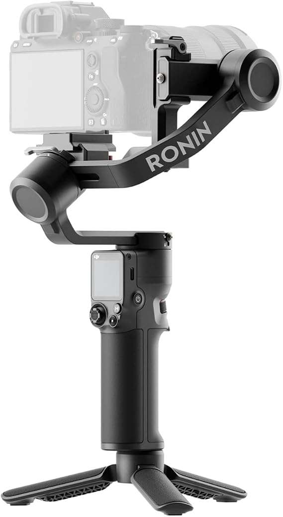 DJI RS 3 Mini, Camera Gimbal Stabilizer, Canon/Sony/Nikon/Fujifilm | 2 kg (4.4 lbs) Tested Payload, Native Vertical Shooting, Bluetooth Shutter Control, 3rd-Gen RS Stabilization, 795g
