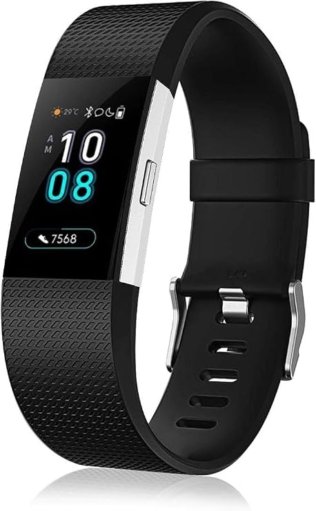 Replacement Bands for Fitbit Charge 2, Special Edition Replacement Wristbands for Fitbit Charge 2 (Small, Black)