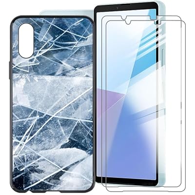 for Sony Xperia 10 VI 6.1 Case, with 2 PCS Tempered Glass Screen Protector, Slim & Anti-Scratch for Sony Xperia 10 VI Case, Liquid Silicone Shockproof Case for Sony Xperia 10 VI - XT77