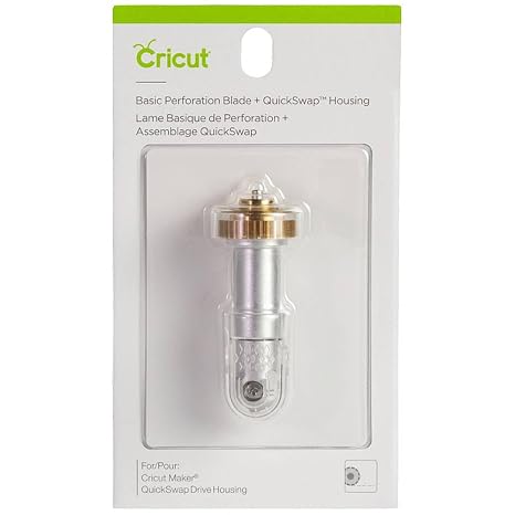 Cricut Basic Perforation Blade + QuickSwap Housing, Metal