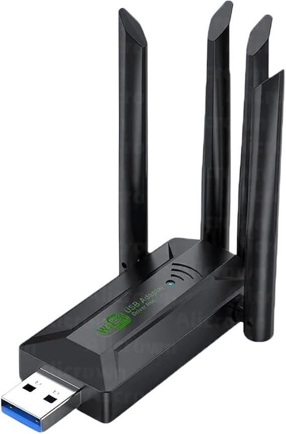 1200Mbps USaB Adapter Dual Band 2.4G/5Ghz Network Card Wireletss WF Receiver Bluetuth5.0 USaB Ethernet for Laptop Pc Accessories