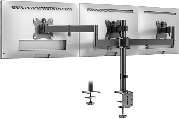 Triple Monitor Mount,Full Motion Arm Fits up to 27 inch