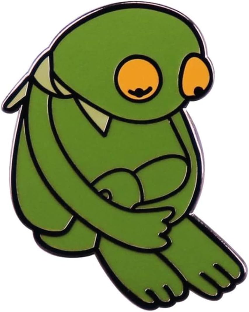 The Sad Frog Brooch Collar Pin Sad Kermit Enamel Pin Metal Badge Lapel Brooches Kawaii Pins Cartoon Cute Frog Enamel Pin Jackets Jeans Fashion Jewelry
