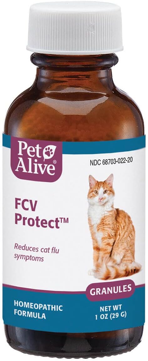 PetAlive FCV Protect Granules for Cat Respiratory Support - 1 Oz Bottle