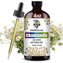 Chamomile Essential Oil, Chamomile Oils, for Diffuser, Humidifier, DIY Candles, Soap, Sleep, Gift, Essential Oil, GV77ZF Chamomile Fragrance Oil - 4 fl oz (120 ml)