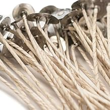 ECO-14 Cotton Core Wicks (500 Pcs) - 8" Long - Natural Candle Wicks for Making Soy Wax, Coconut Blends, ParaSoy Wax Container Candles