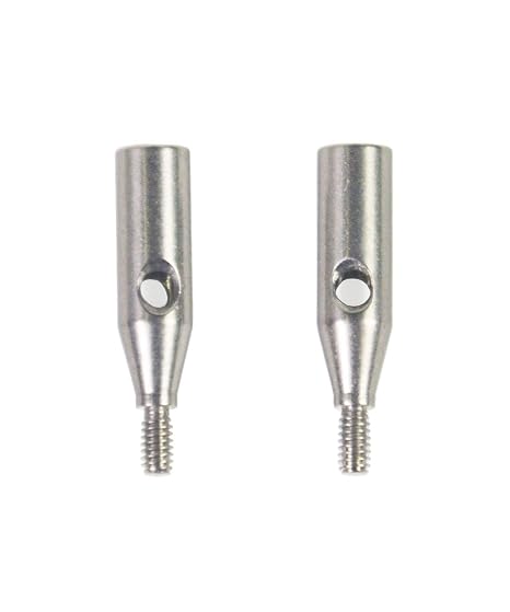 ChiaoGoo Interchangeable Adapter for Small S Needle Tips and Mini M Cables 2 Pieces 2501-AM