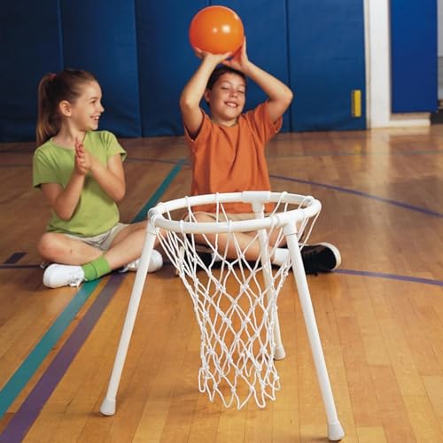 S&S Worldwide Lightweight, Portable Floor Basketball with Ball.