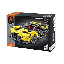 Dakott STEM Mechanical Transmission Engineering Building Toy, 1:14 Scale Super car Blocks Take Apart Toy, 1103 Pcs DIY Building Kit, Learning Engineering Construction Toys