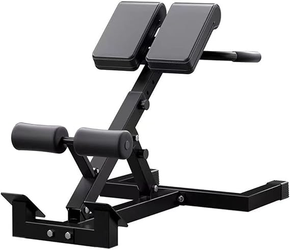 Hyperextension Roman Chair - Heavy-Duty Adjustable Back and Abs Exerciser for Leg Strength, 5 Height Options, 330lbs Capacity, Ideal for Home Gym Workouts