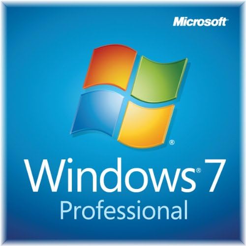 Microsoft Windows 7 Professional SP1 64bit OEM System Builder DVD 1 Pack [Old Version]