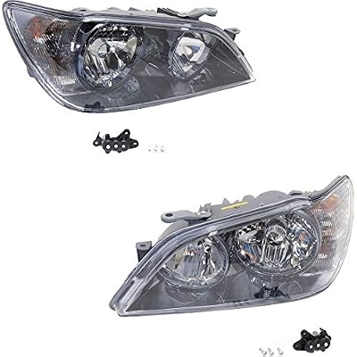 Go-Parts - Headlights Assembly for Lexus IS300 2004-series: Right Passenger and Left Driver HIDXenon, with HID PairSet, wSport Package Replacement 2004
