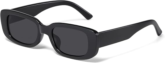 JASPIN Rectangle Sunglasses for Women Men Y2k Sun Glasses UV Protection