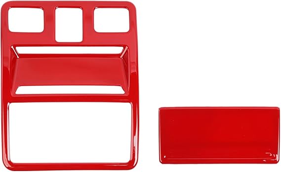 Roof Reading Light Lamp Cover Trim Red Interior Accessories for 2024+ Ford Mustang