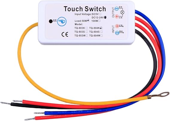 DC 6-12V On/OFF Touch Switch for LED Light Source Lamp