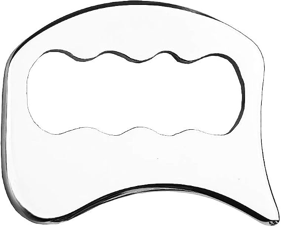 FeelFree Sport Stainless Steel Gua Sha Tool Massage Sc Tool for Soft Tissue Mobilization Back Leg Arm Physical Therapy