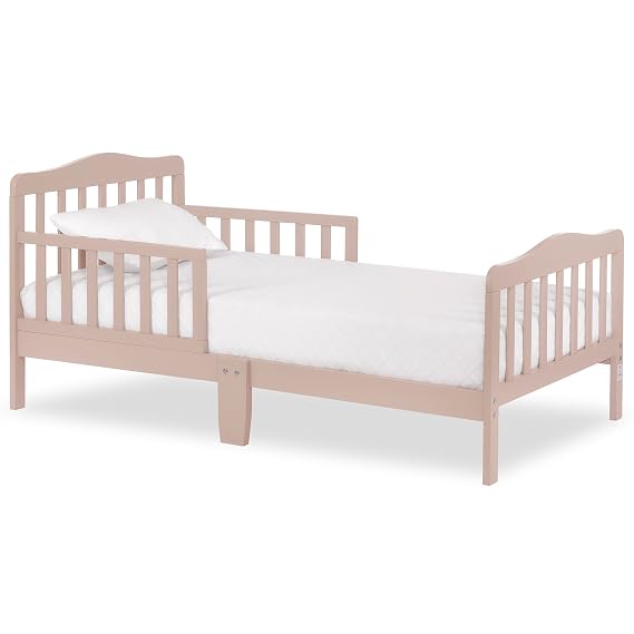 Dream On Me Classic Design Toddler Bed, GREENGUARD Gold, Almond Butter