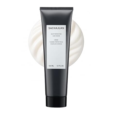 SACHAJUAN Heat Protection Hair Cream | Heat Protectant Up to 446F for Blow Dryer, Straightener & Curling Iron | Reduces Frizz, Adds Shine & Strengthens | Paraben-Free | 5.1 oz