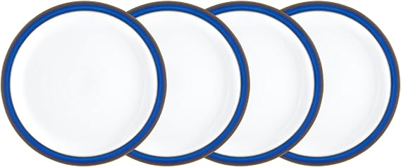 Denby Dinner Plate, Imperial Blue, Set of 4