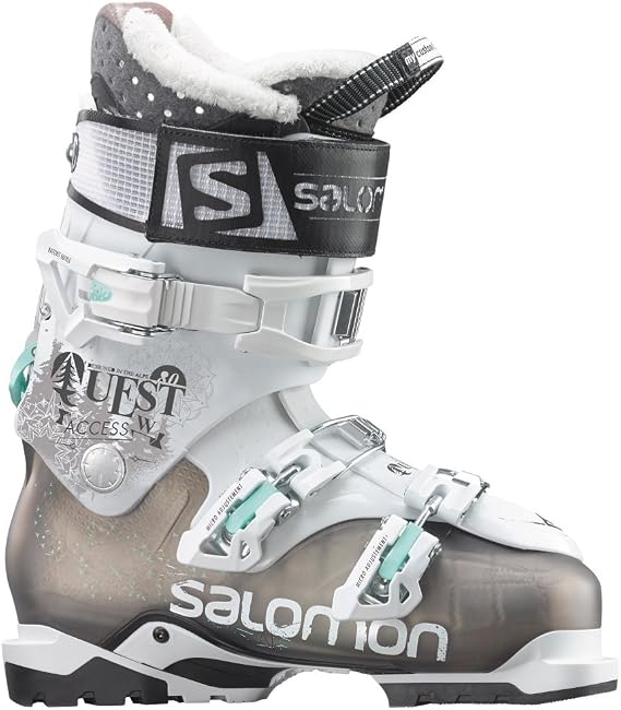 Salomon Quest Access 80 Ski Boots Anthracite Translucent / White Women's 23.5