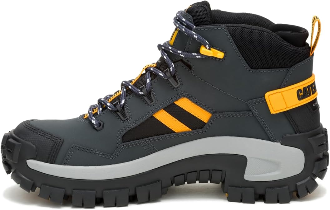 CAT Mens Invader Mid Vent Waterproof Non Metallic Composite Toe | Work Boots