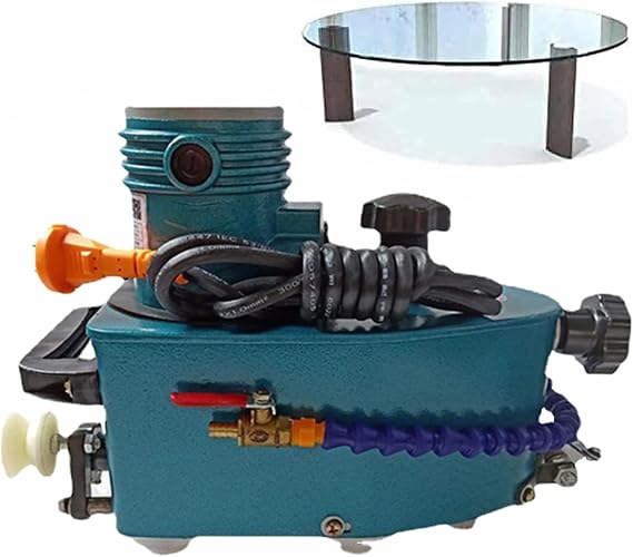Electric Small Glass Edging Machine Electric Small Glass Edge Machine 8000r/min Portable Glass Edger Straight Round Bevel Edge Grinder Polishing Edge Machine