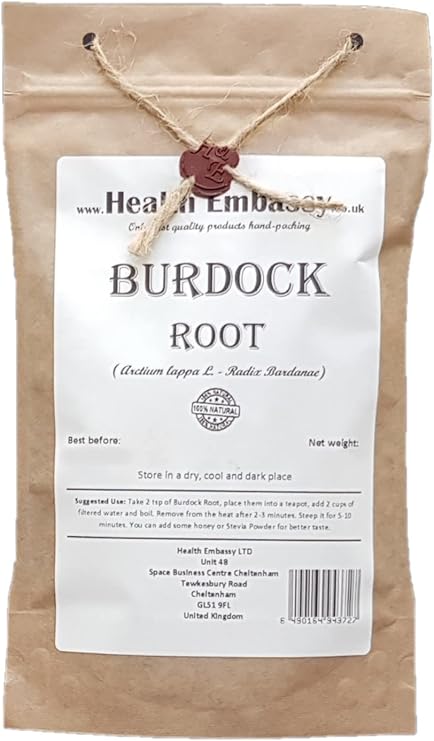 Health Embassy Burdock Root (Arctium lappa L), 100g