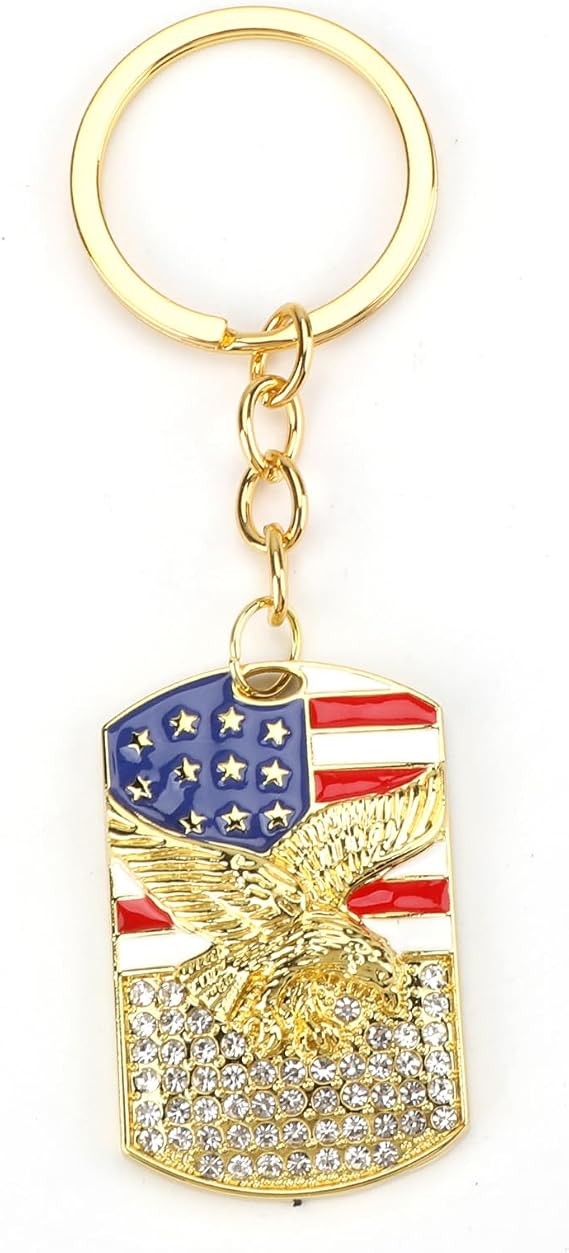 American Independence Day Keychains Patriotic Keyring American Keychains Gift Flag Day Key Charms