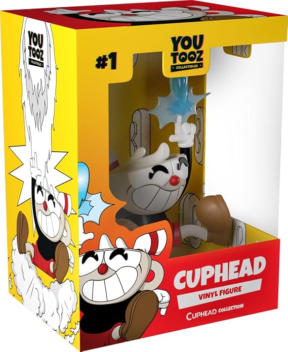 Youtooz Cuphead 4.5" Vinyl Action Figure, Cuphead and Mugman Toys Collection Based on Games