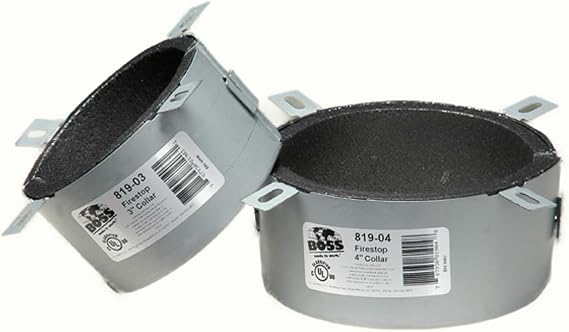 BOSS 819 INTUMESCENT FIRESTOP SEALANT - 2" PIPE COLLAR 24/box - 6LB