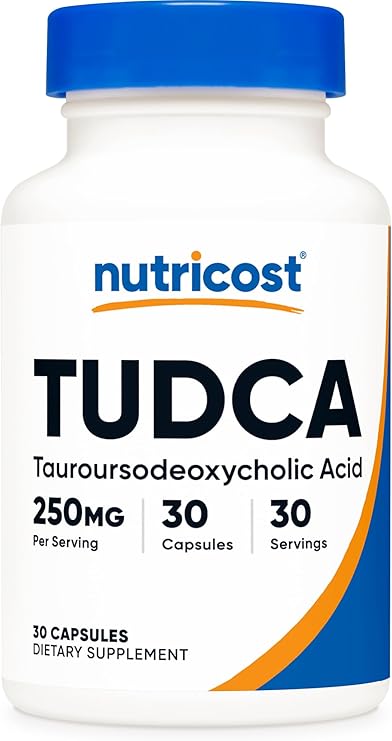 Nutricost Tudca 250mg, 30 Capsules (Tauroursodeoxycholic Acid) - Gluten Free, Non-GMO